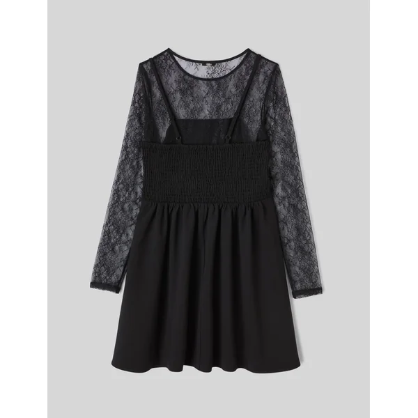 Robe dentelle Noir