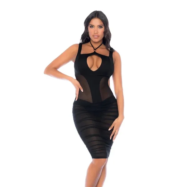 Robe dos-nu transparente