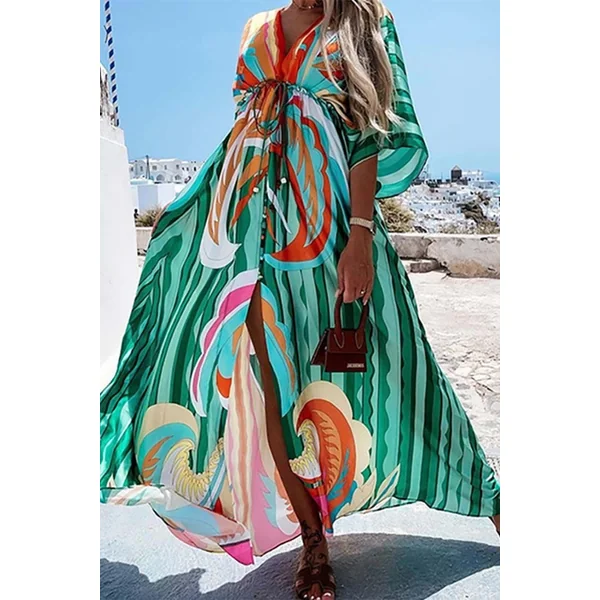 Robe d’Été Longue Bohème – Candice