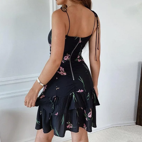 Robe D’Été Sexy À Fleurs