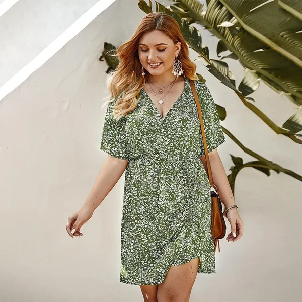 Robe Fleurie Printemps Été