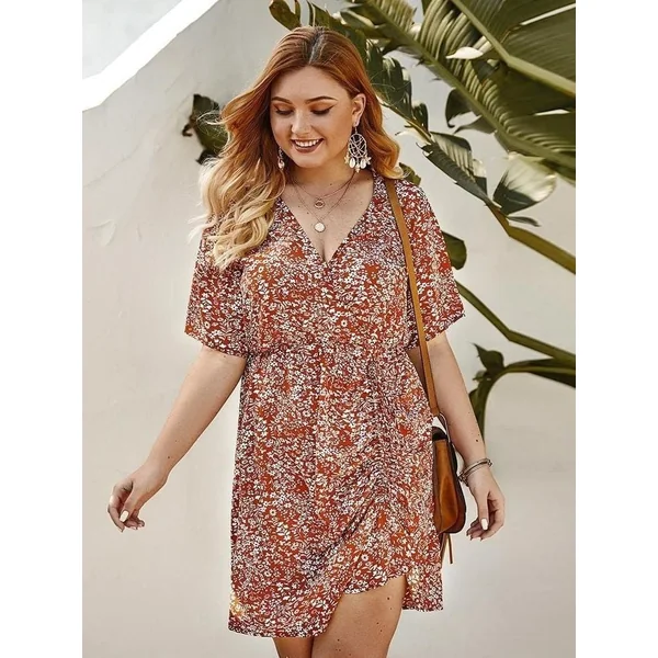 Robe Fleurie Printemps Été