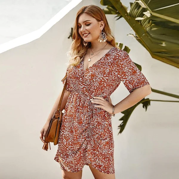 Robe Fleurie Printemps Été