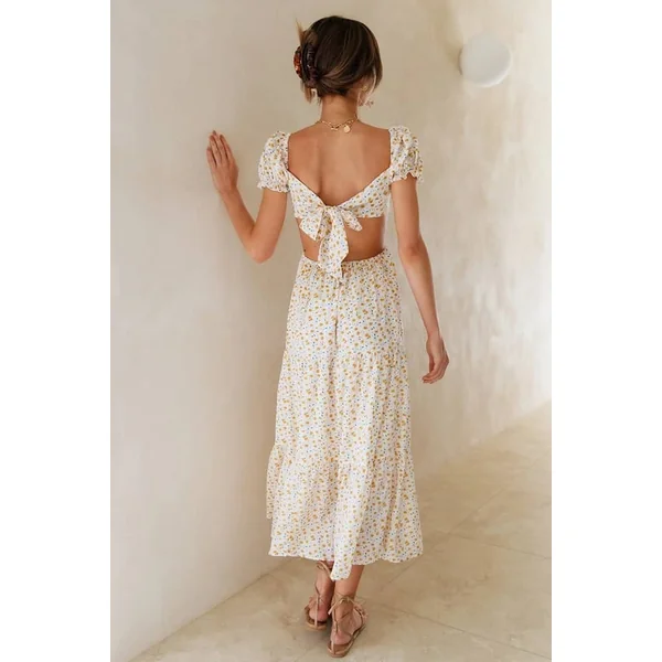 Robe Fleurie Vintage Champêtre