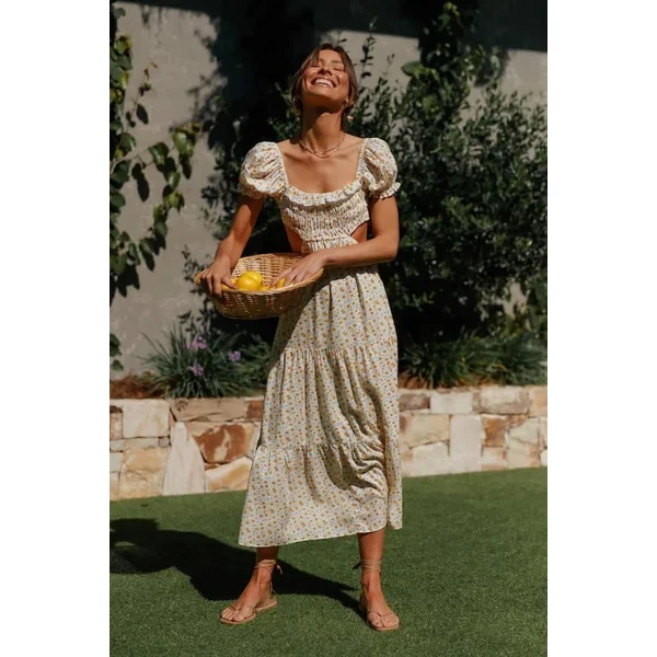 Robe Fleurie Vintage Champêtre