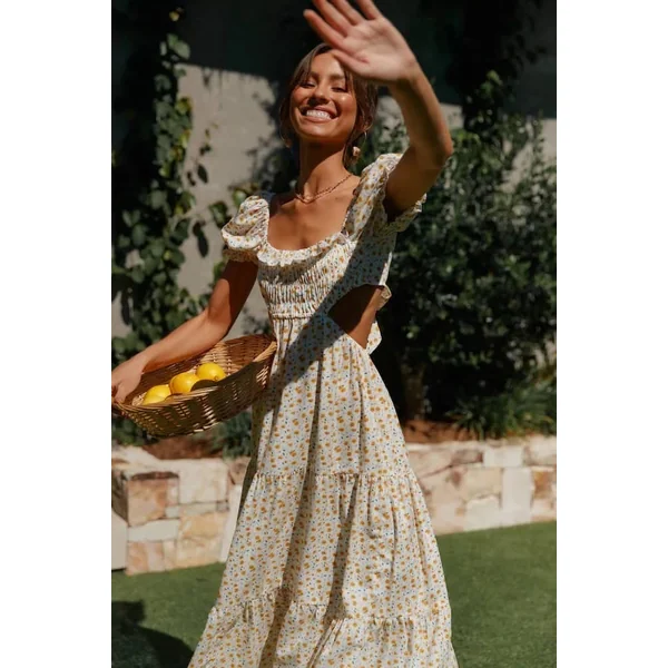 Robe Fleurie Vintage Champêtre