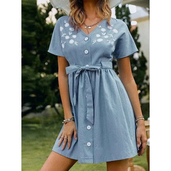 Robe Florale De Vacances