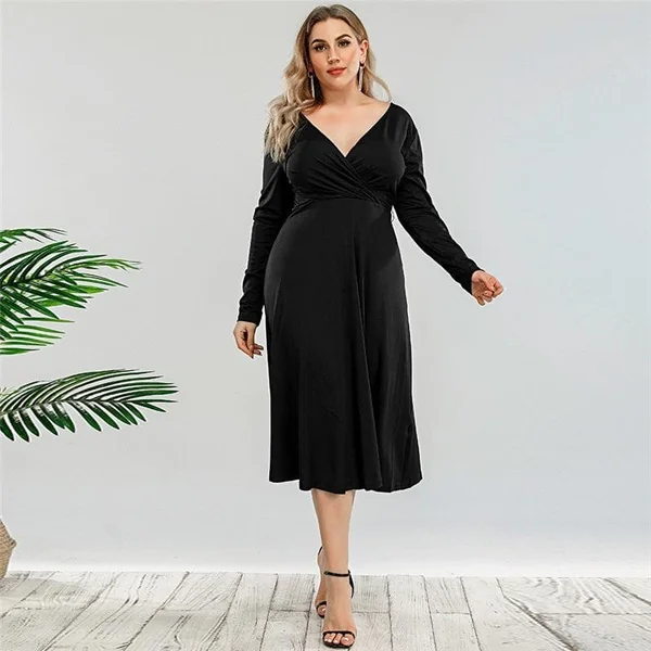 Robe Grande Taille Bohème Rétro