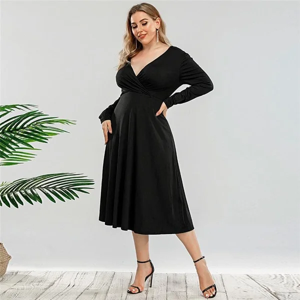 Robe Grande Taille Bohème Rétro