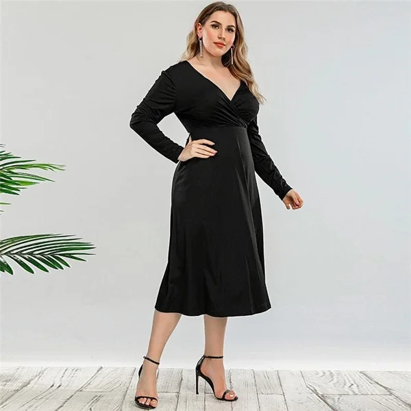 Robe Grande Taille Bohème Rétro