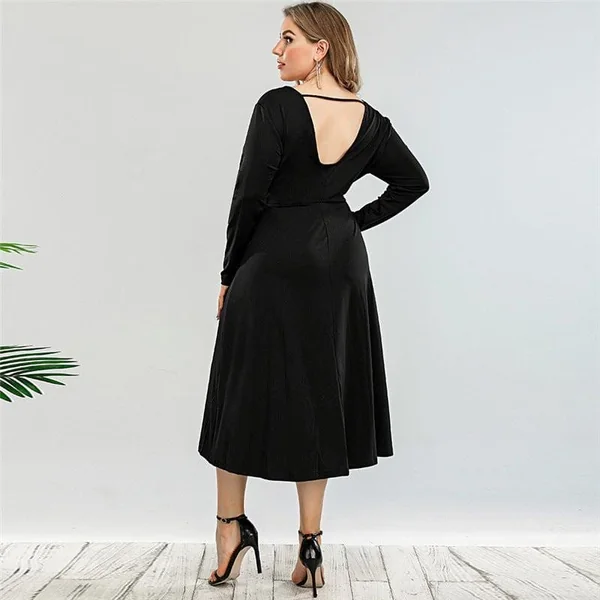 Robe Grande Taille Bohème Rétro