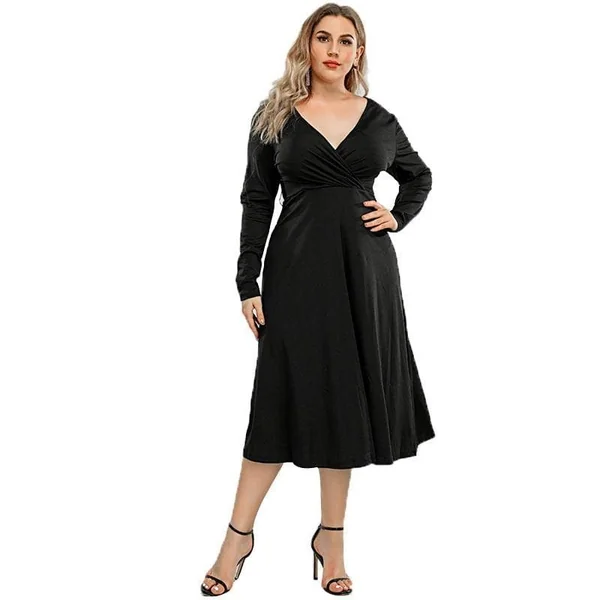 Robe Grande Taille Bohème Rétro