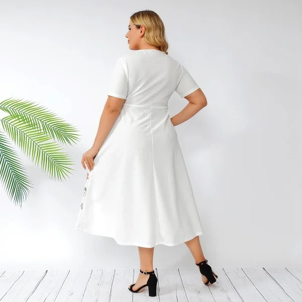 Robe Grande Taille Imprimé Floral