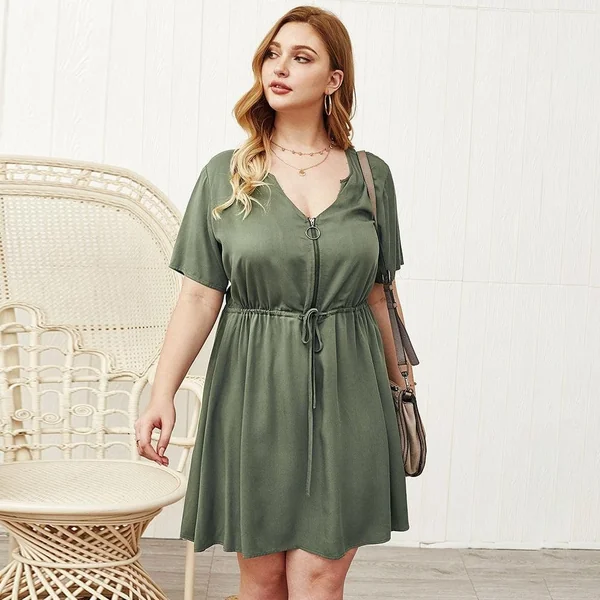Robe Grande Taille Légère