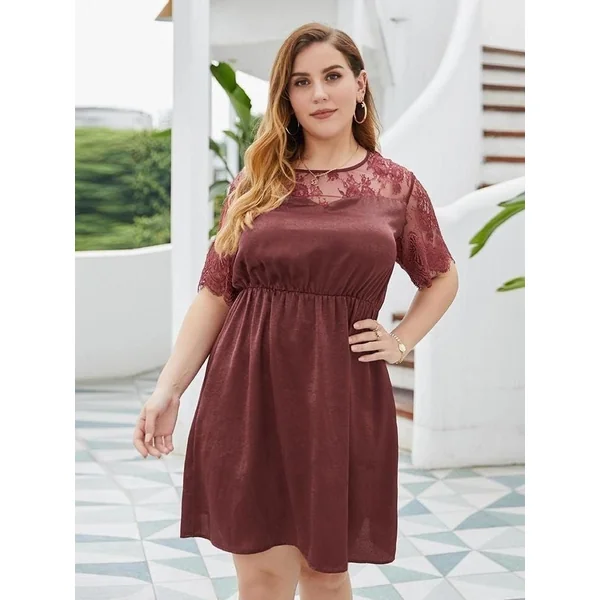 Robe Grande Taille Élégante