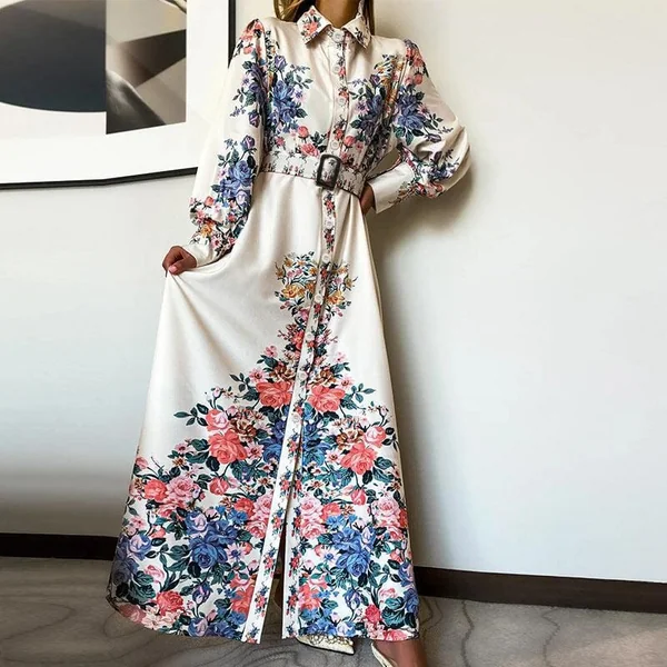 Robe Hippie Maxi Floral