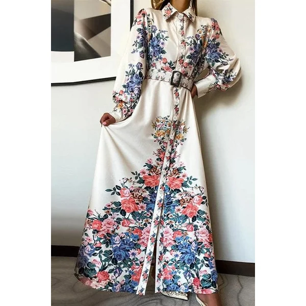 Robe Hippie Maxi Floral