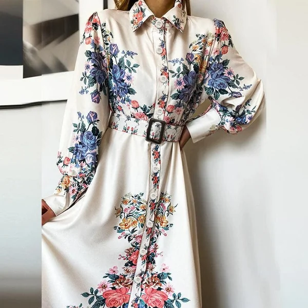 Robe Hippie Maxi Floral