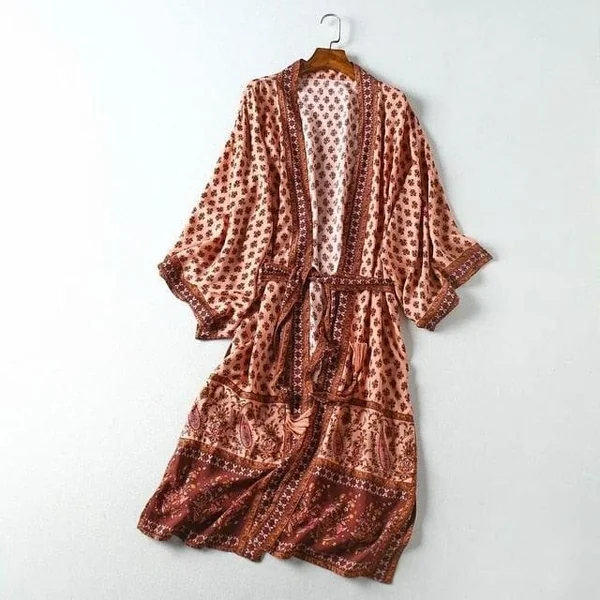 Robe Kimono Bohème Romantique