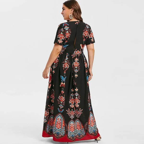 Robe Longue Bohème Chic Grande Taille