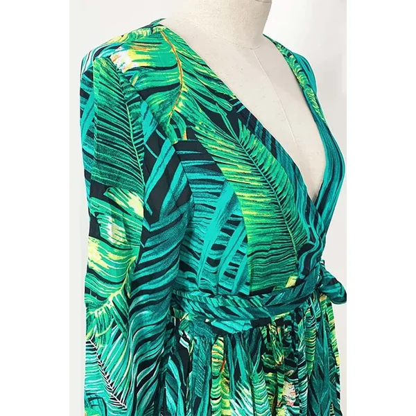 Robe Longue Bohème Exotique – Jade