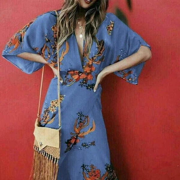 Robe Longue Bohème Fluide