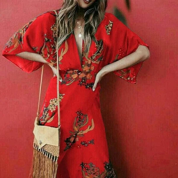 Robe Longue Bohème Fluide