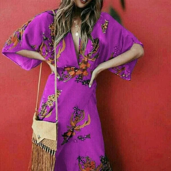 Robe Longue Bohème Fluide