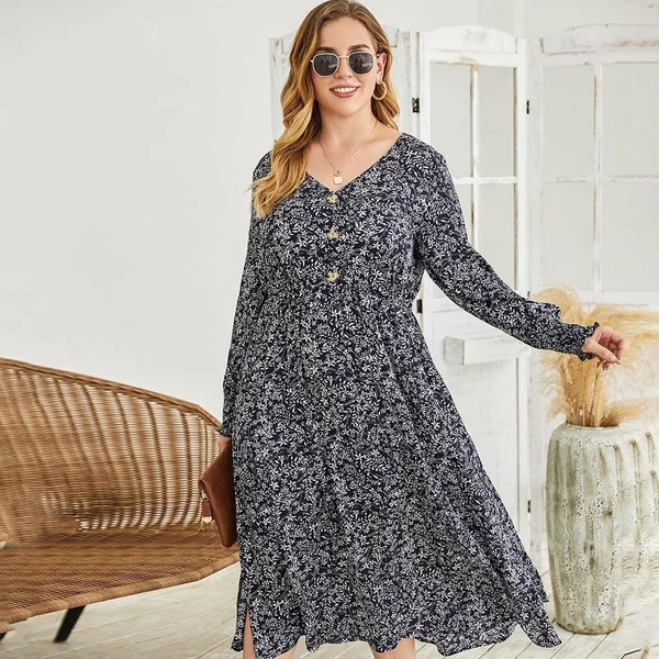Robe Longue Bohème Grande Taille