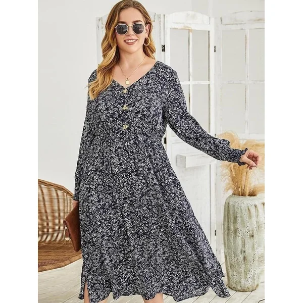Robe Longue Bohème Grande Taille