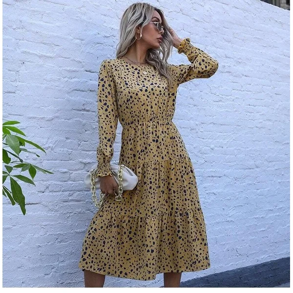 Robe Longue Bohème & Léopard