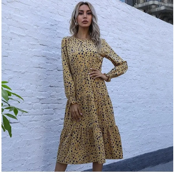Robe Longue Bohème & Léopard