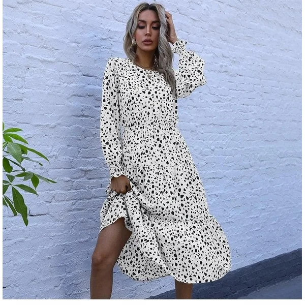 Robe Longue Bohème & Léopard