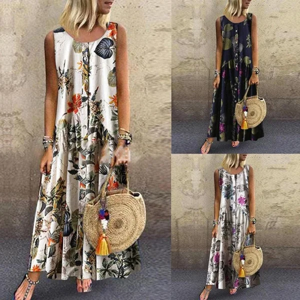 Robe Longue Bohème Mousseline
