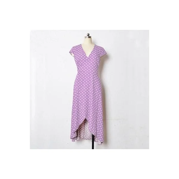 Robe Longue Bohème Pois