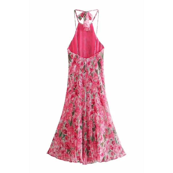 Robe Longue Bohème Rose – Ophélie