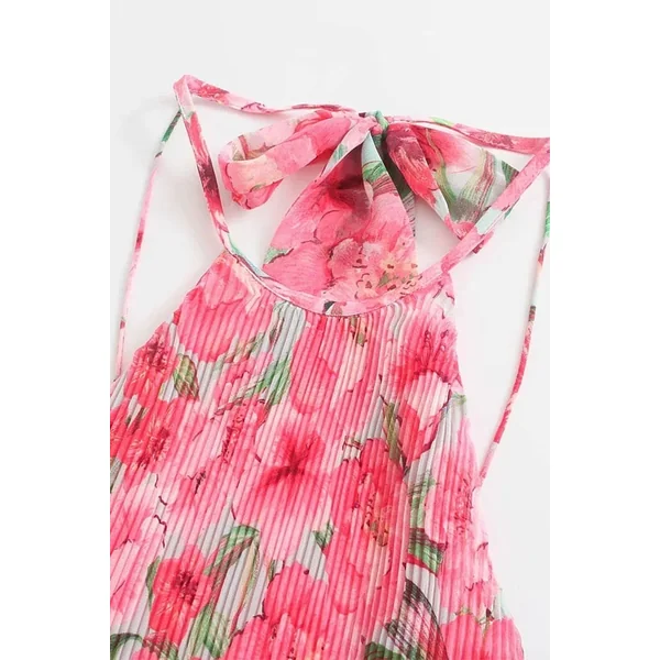Robe Longue Bohème Rose – Ophélie