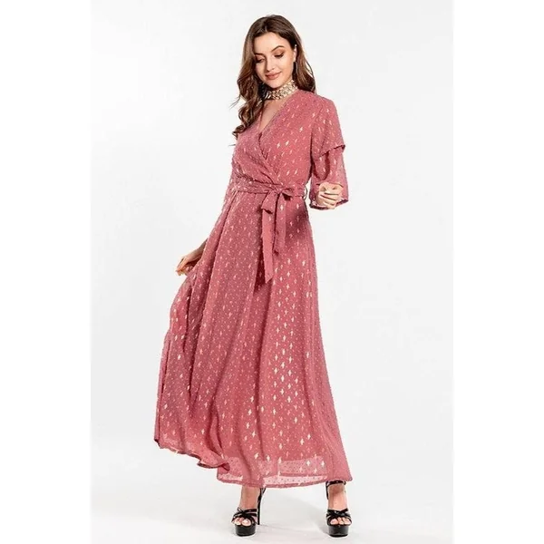 Robe Longue Bohème Rouge