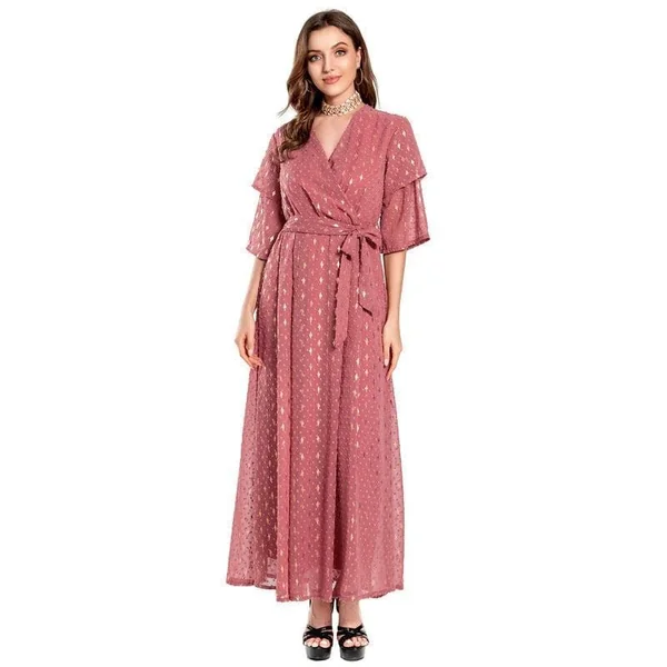 Robe Longue Bohème Rouge