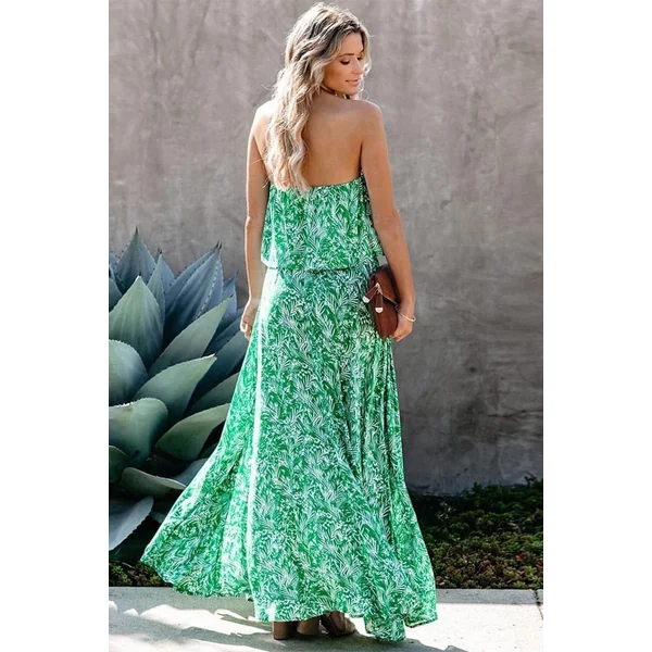 Robe Longue Bohème Sans Bretelles – Sixtine