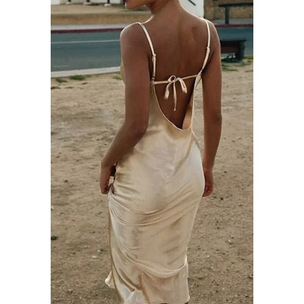 Robe Longue Bohème Sans Manches – Olympe