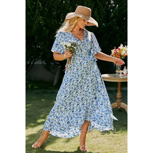 Robe Longue Champêtre Grande Taille