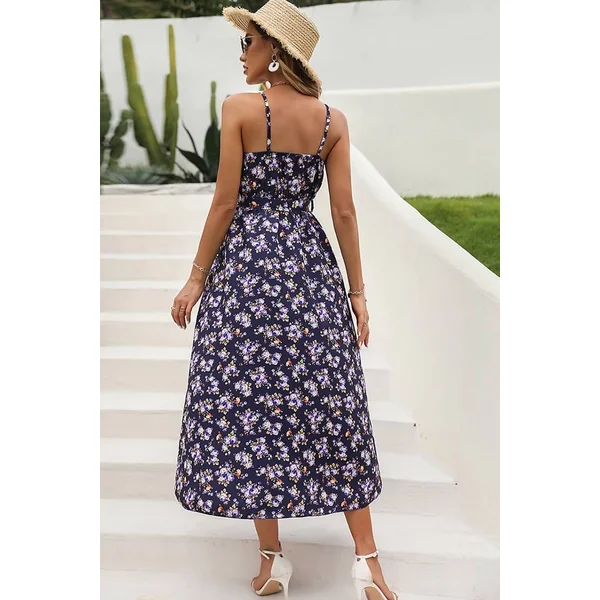 Robe Longue Champêtre Sans Manche