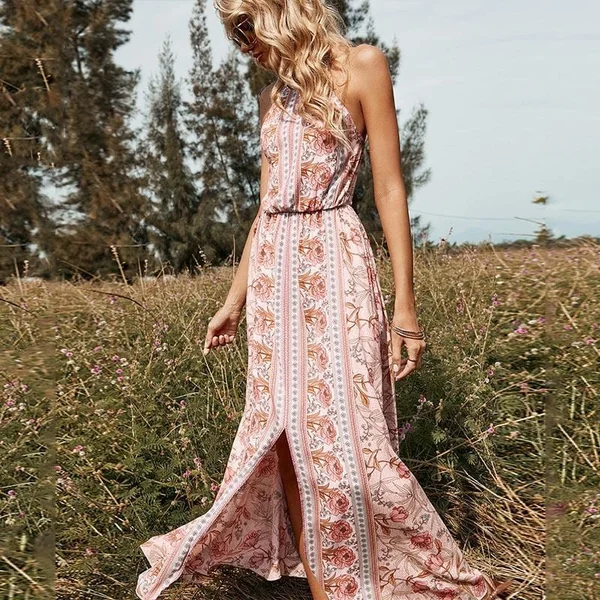 Robe Longue D’Été Hippie