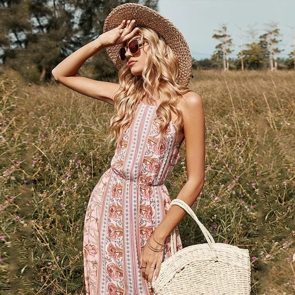 Robe Longue D’Été Hippie