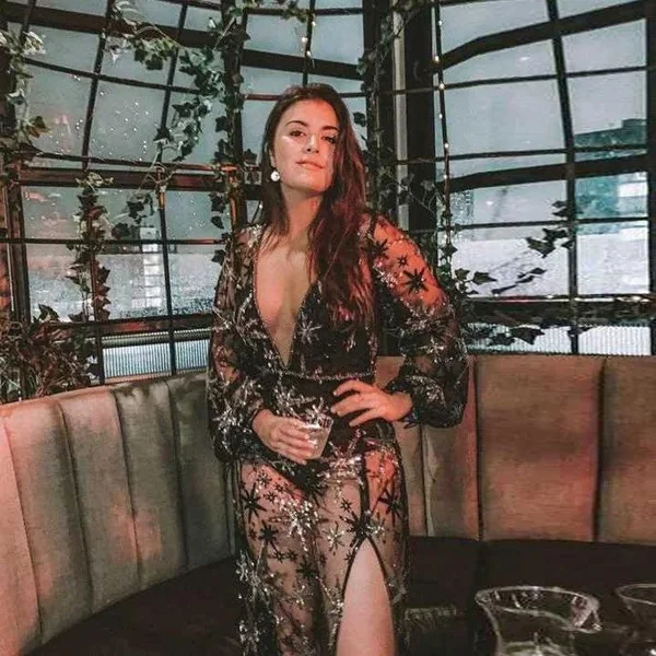 Robe Longue En Dentelle Pour Femme