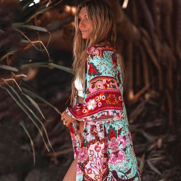 Robe Longue Femme Boheme Chic