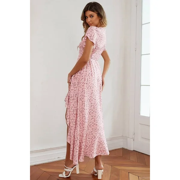 Robe Longue Femme Champêtre Petite Fleur