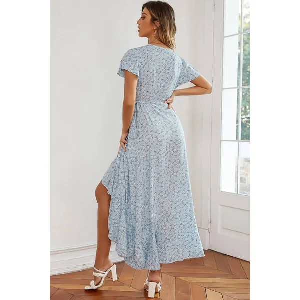 Robe Longue Femme Champêtre Petite Fleur