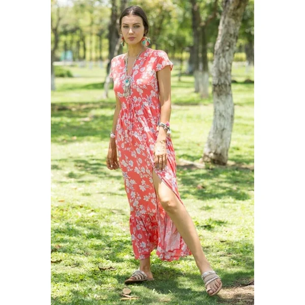 Robe Longue Fleurie Bohème Hippie